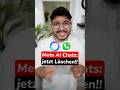 ️ Delete Chats On WhatsApp Now With Meta AI Here S How It Works Meta AI Whatsapptricks