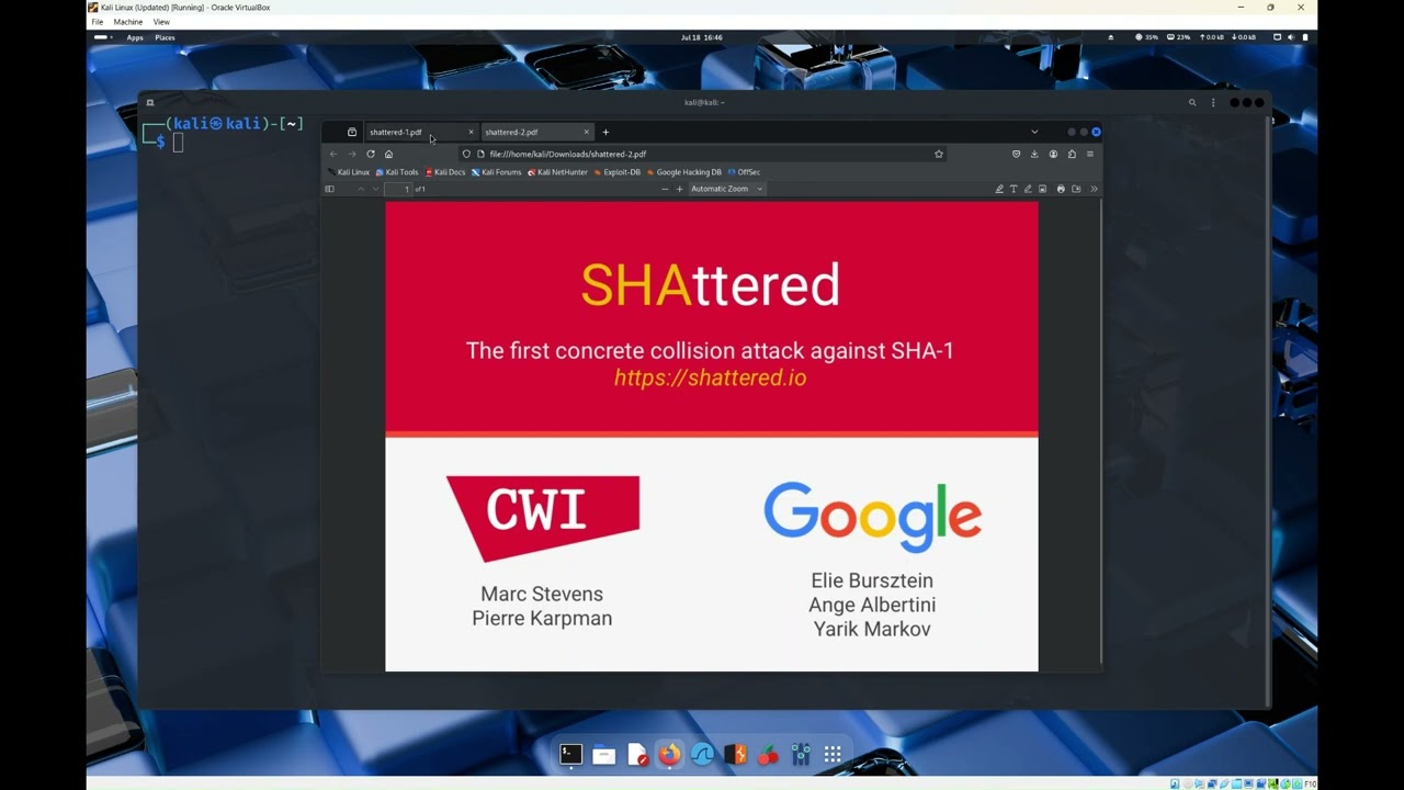 Cryptography - File Integrity