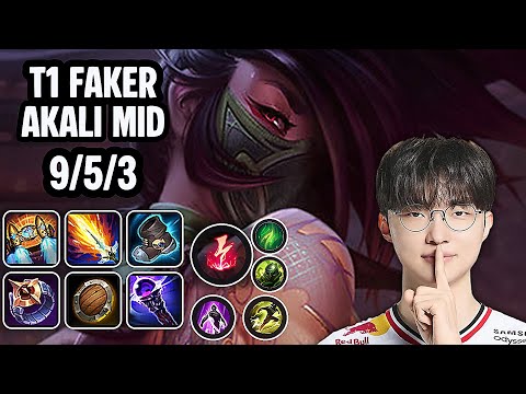 T1 Faker Akali Mid SoloQ Replay 20260105