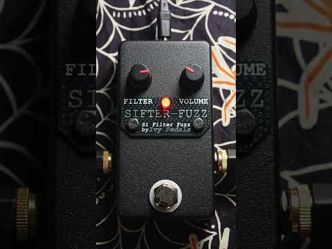 Ivy Pedals Sifter Fuzz - 2025 Black / Red Filter-Fuzz image 7