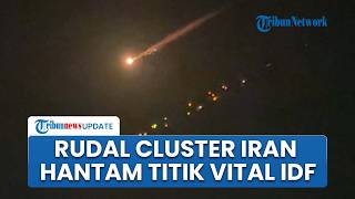 Rudal Cluster Iran Hantam Titik Vital Israel, Iron Dome Jebol Gagal Lindungi Kota Metropol Tel Aviv