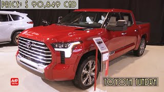 2023 Toyota Tundra Hybrid CrewMax Capstone $90,849 CAD - IN Depth Review - Quebec Auto Show 2023