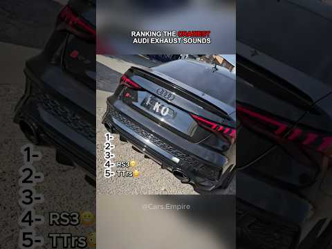 Craziest Audi Sounds 🤯 #audi #cars