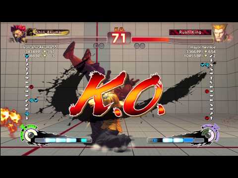 Volcanic Akuma55 (Akuma) vs Major Twinkie (Guile)