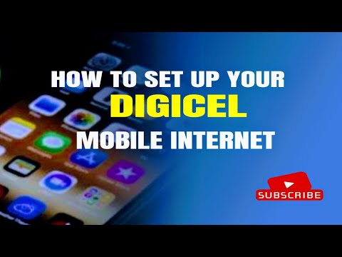 How to setup your Digicel Internet yourself using your phone