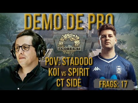 [PT] CS 2 -  zorlaK Analisa: PoV STADODO - KOI vs SPIRIT - ANCIENT (CT-SIDE) [Demo de Pro]