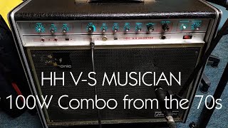 Video thumbnail for HH V-S Musician 100 Watt Combo Amplifier from the 70s by Matthew North Music