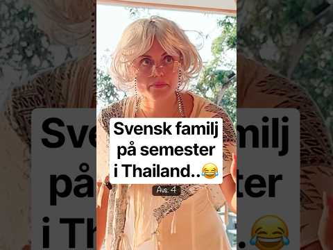 Nu är de äntligen framme i Thailand! Del 4 - Familjen Ratór i #Thailand 🏖️ #sketch #komedi #familj