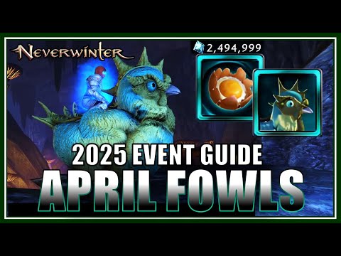 Neverwinter - NEW Best in Slot Artifact (dps) and Dragon Chick Mount! - April Fowls 2025 Event Guide
