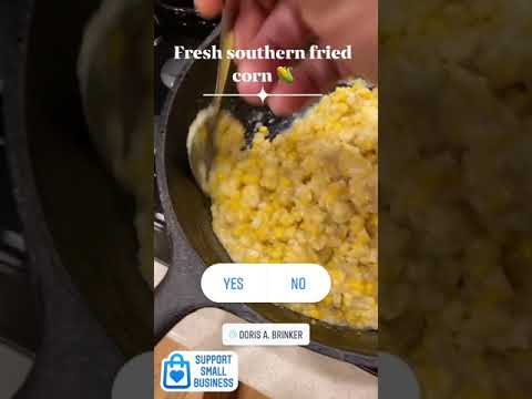 Fresh Southern fried corn