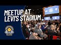 We hosted a meetup with the 49ers at Levi's Stadium