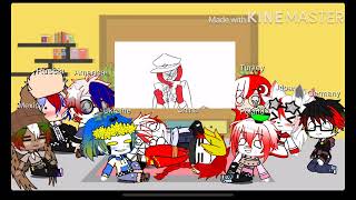 Countryhumans react to memes | part 4 | Gacha club |