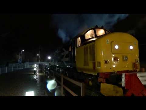 37558 (37424) Erupting into life on Gresty Bridge Depot 18.03.2017