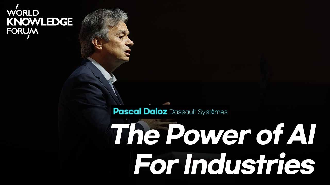 The Power of AI For Industries│Pascal Daloz (Dassault Systèmes, CEO)