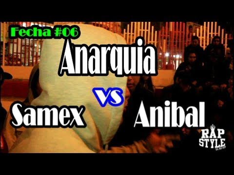 ANIBAL vs SAMEX vs ANARQUIA -4tos- 1ra Liga Rapstyle Sjl (Fecha 06) 2017