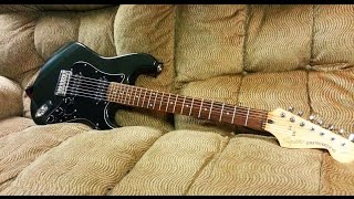 Video thumbnail for Squier Stratocaster VII by littleredguitars2
