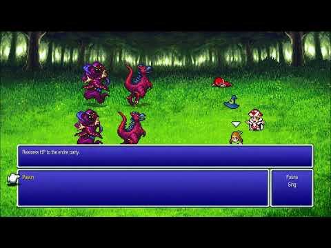 Final Fantasy III Pixel Remaster - Job Ability Exhibition