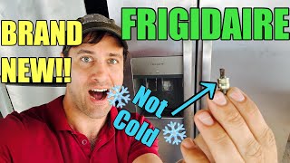 Why this new Frigidaire refrigerator isn’t cooling at all | Freon leak repair & recharge