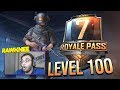 ROYAL PASS SEASON 7 LEVEL 100 | PUBG MOBILE NEW UPDATE | RP100 MAXED OUT | RAWKNEE