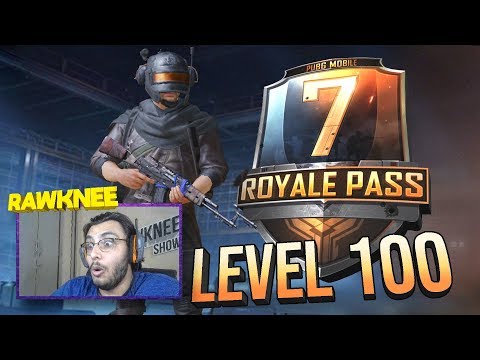 ROYAL PASS SEASON 7 LEVEL 100 | PUBG MOBILE NEW UPDATE | RP100 MAXED OUT | RAWKNEE