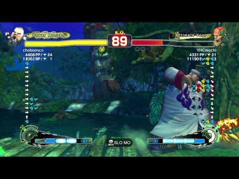 SSF4 AE: chobixinco (Rufus) vs YHCmochi (Dhalsim) - Ranked Match (720p HD)