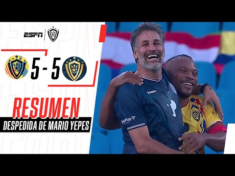 HISTÓRICA Y EMOTIVA DESPEDIDA PARA MARIO YEPES | Selección Dorada 5-5 Amigos del Capi | RESUMEN
