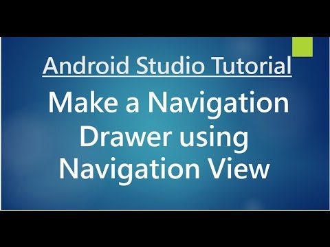 Android Studio Tutorial - 73 - Create Navigation Drawer using NavigationView