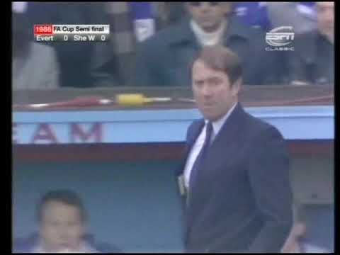 1985 - 86 SEASON FA CUP SEMI FINAL  EVERTON  2 - 1  SHEFF WED  ..1st Half