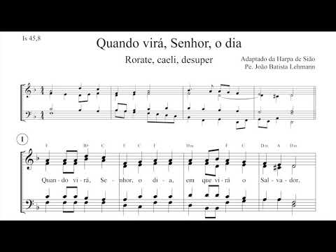 Quando virá, Senhor dia - Folheto Povo de Deus - 4o Domingo do Advento   Entrada