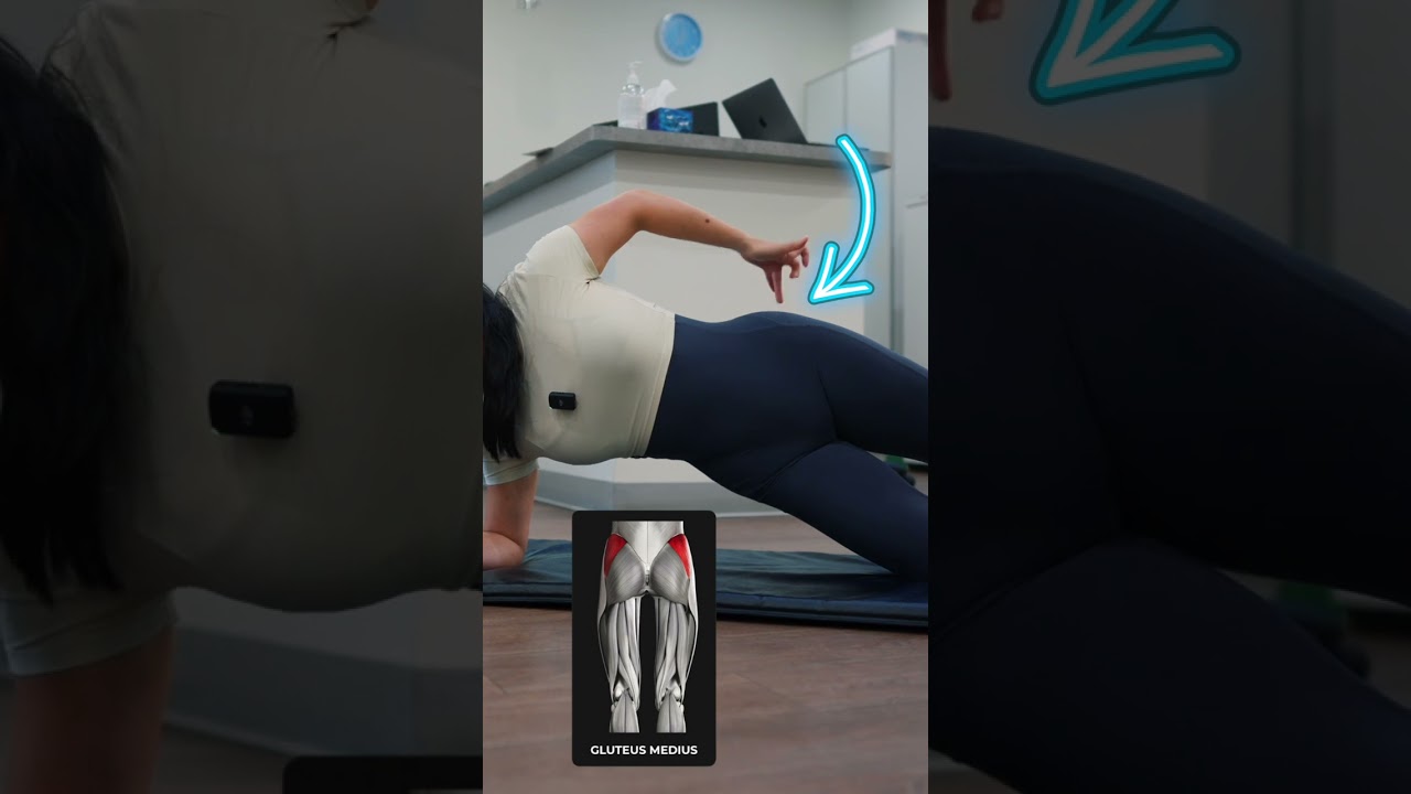 The MOST EFFECTIVE Exercise to target your gluteus medius muscle  #gluteusmedius
