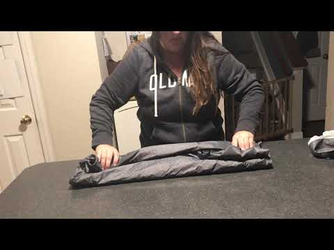 Video showing how to fold up the Thunderlight jacket