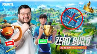 JE DECOUVRE LE NOUVEAU MODE DE JEU ZERO BUILD DE FORTNITE  Ft Riskin