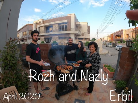 Kurdish Vlog - Erbil - BBQ with Family / Rozh & Nazly