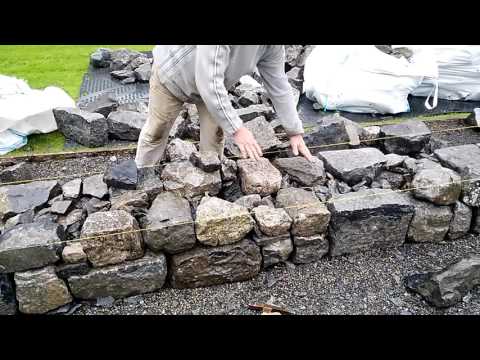 Wall building advice from stonemason Michael Fearnhead