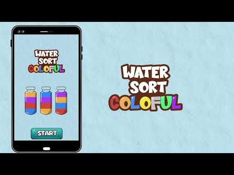 Watersort colorful video thumbnail