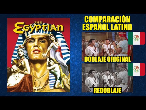Sinuhé: El Egipcio [1954] Comparación del Doblaje Latino Original y Redoblaje | Español Latino