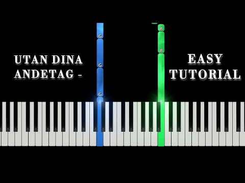 Utan dina andetag - Kent | Easy Piano Tutorial
