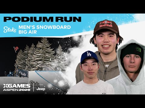 Stake Men’s Snowboard Big Air: Top 3 Medal Runs | X Games Aspen 2026