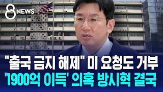 출금 풀어 달라 미국 요구 거부..방시혁 구속영장 신청 / SBS 8뉴스