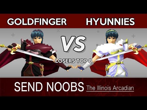 Goldfinger (Marth) vs Hyunnies (Marth) - Send Noobs Arcadian Loser's Top 8