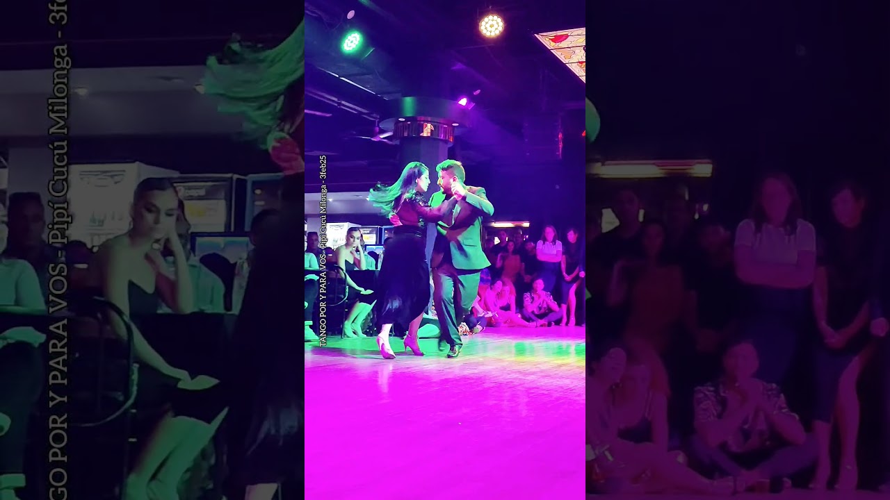 Video thumbnail for Reel 2 Rie Payaso (D'Arienzo) Maria Ines Bogado y Sebastian Arrua. Pipi Cucu Milonga 3feb25