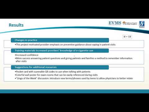 Thumbnail image of video presentation for Incorporating Vape Prevention Education in Pediatric Practices