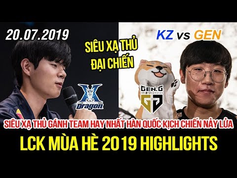 [LCK 2019] KZ vs GEN FULL Highlights | Hai siêu xạ thủ gánnh team số 1 Hàn Quốc kịch chiến nảy lửa