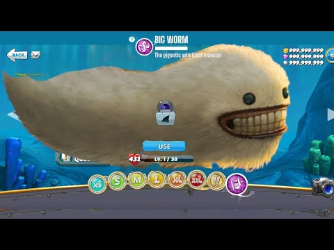 New Shark "BIG WORM" Update Coming Soon on Hungry Shark World Evolution - All 38 Shark Unlocked