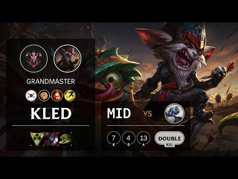 Kled Mid vs Fizz - KR Grandmaster Patch 10.5