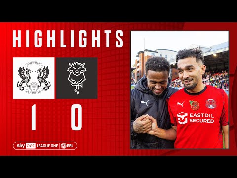 Highlights: Leyton Orient 1-0 Lincoln City