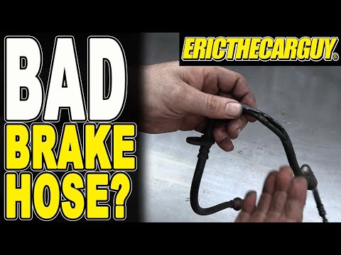 Part of a video titled How To Find a Bad Brake Hose - YouTube