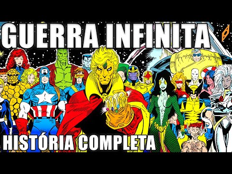 GUERRA INFINITA | História COMPLETA da saga em que THANOS virou HERÓI!!!!