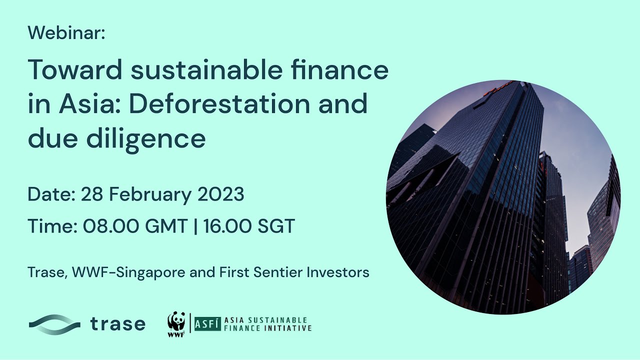 Toward sustainable finance in Asia: Due diligence and deforestation
