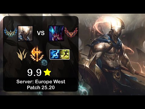 Pantheon Jungle vs Rek'Sai - EUW Challenger - Patch 25.20